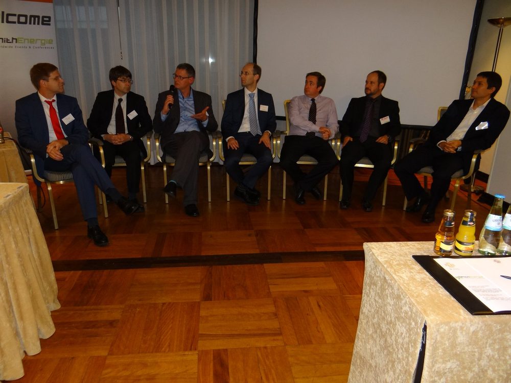 A seven-person panel discussion at a previous Zenith Group event